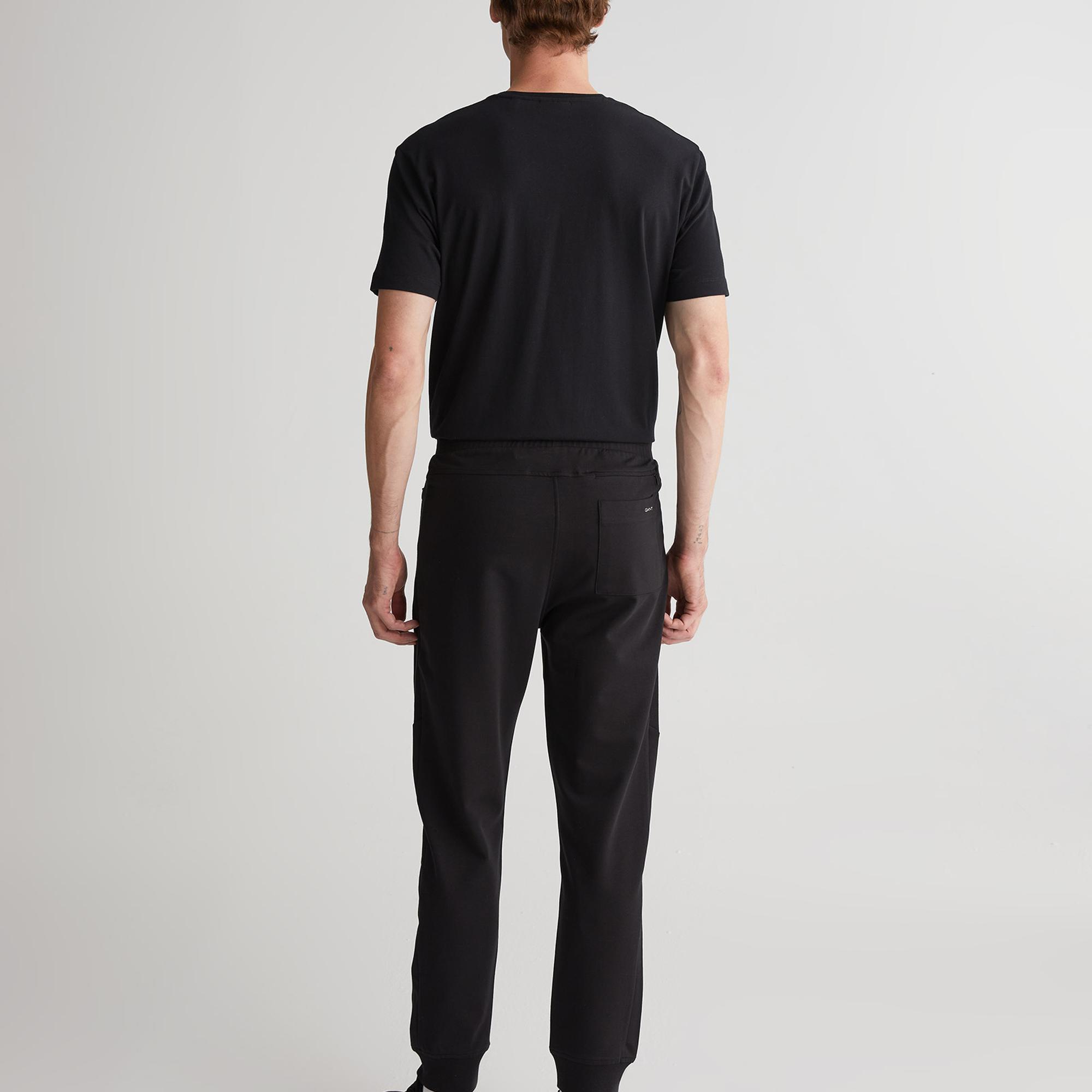 GANT Erkek Siyah Regular Fit Eşofman Altı