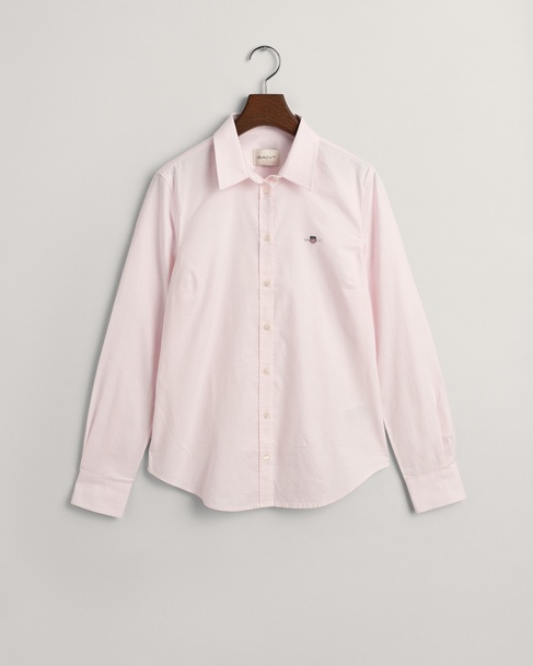  GANT Kadın Pembe Slim Fit Klasik Yaka Oxford Gömlek