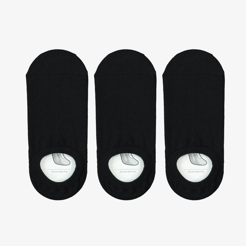  Unisex 3'lü Siyah Çorap