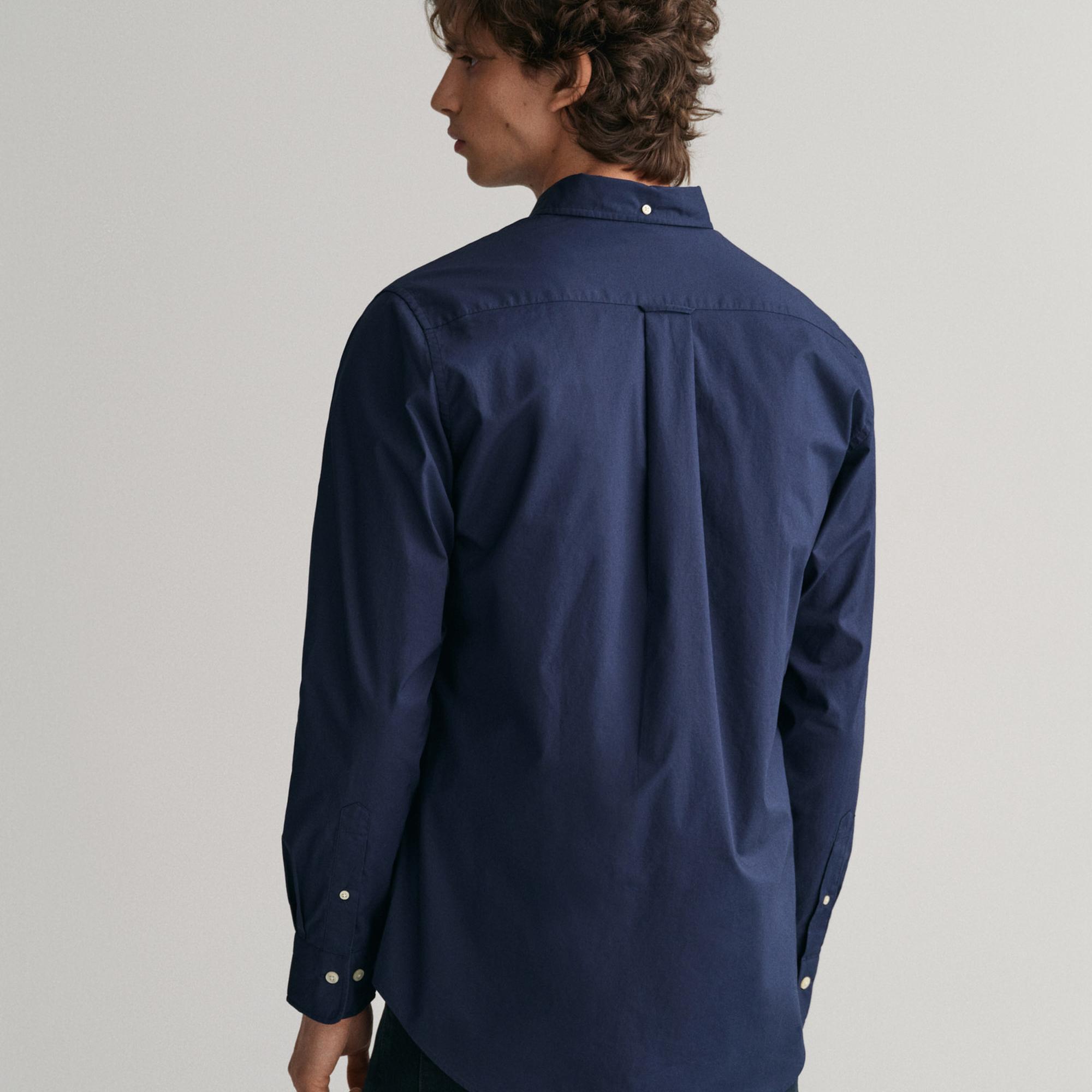 GANT Erkek Lacivert Regular Fit Gömlek