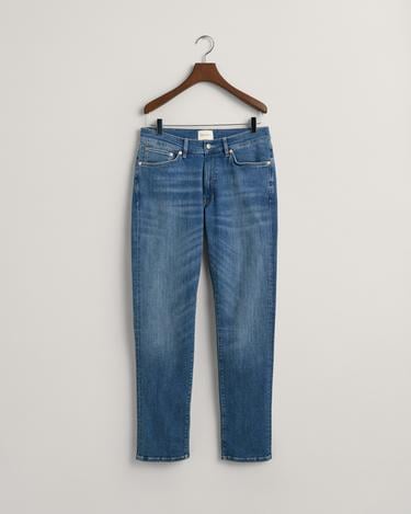  GANT Erkek Mavi Extra Slim Fit Jean Pantolon
