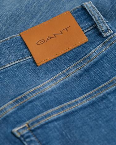  GANT Erkek Mavi Extra Slim Fit Jean Pantolon