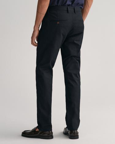  GANT Erkek Siyah Slim Fit Chino Pantolon