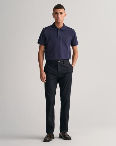 GANT Erkek Siyah Slim Fit Chino Pantolon