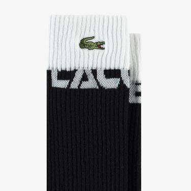  Lacoste Erkek Siyah Çorap