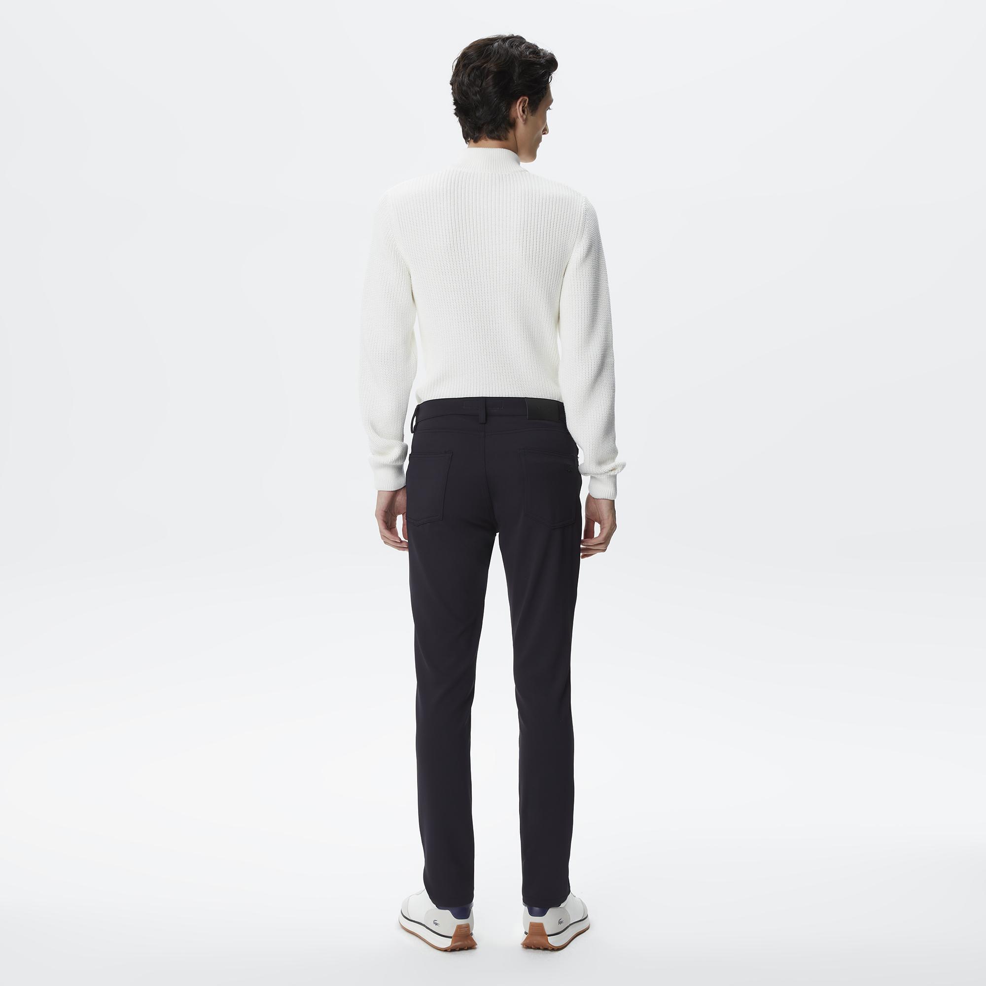 Erkek Slim Fit Siyah Pantolon