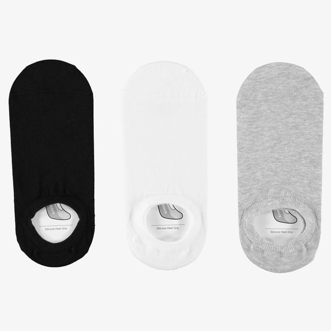  Unisex 3'lü Gri Çorap