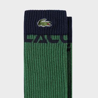  Lacoste Erkek Koyu Yeşil Çorap