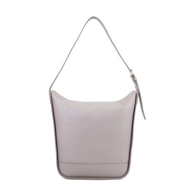  Samic Gri Kadın Deri Postacı Çantası