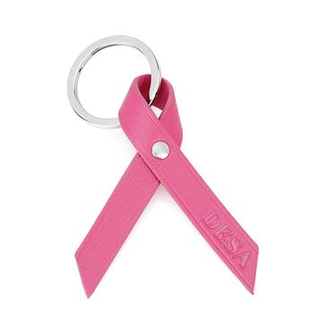  Meme Kanseri Farkındalık Ayına Özel Pembe Deri Anahtarlık
