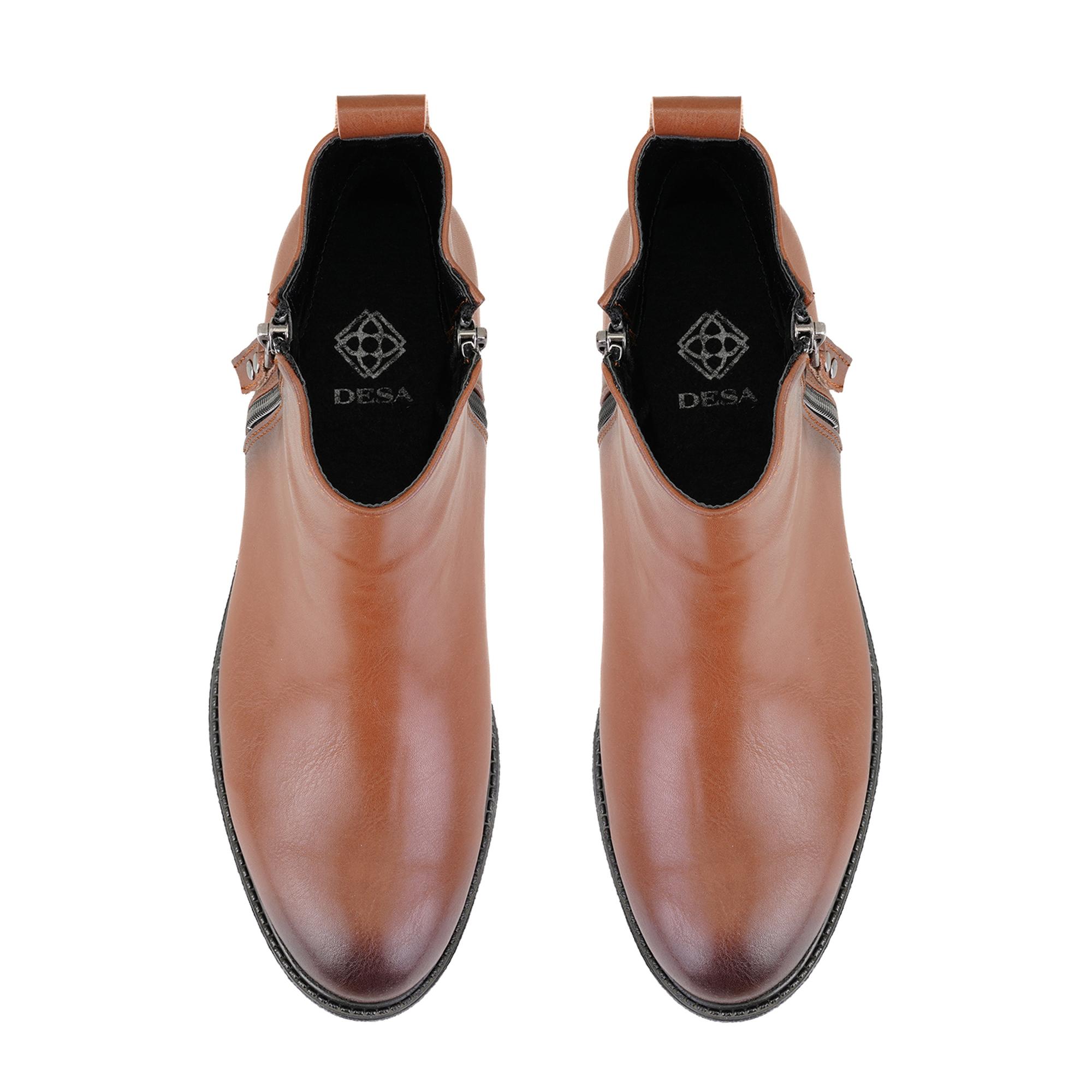 Darrly Taba Kadın Fermuarlı Bot