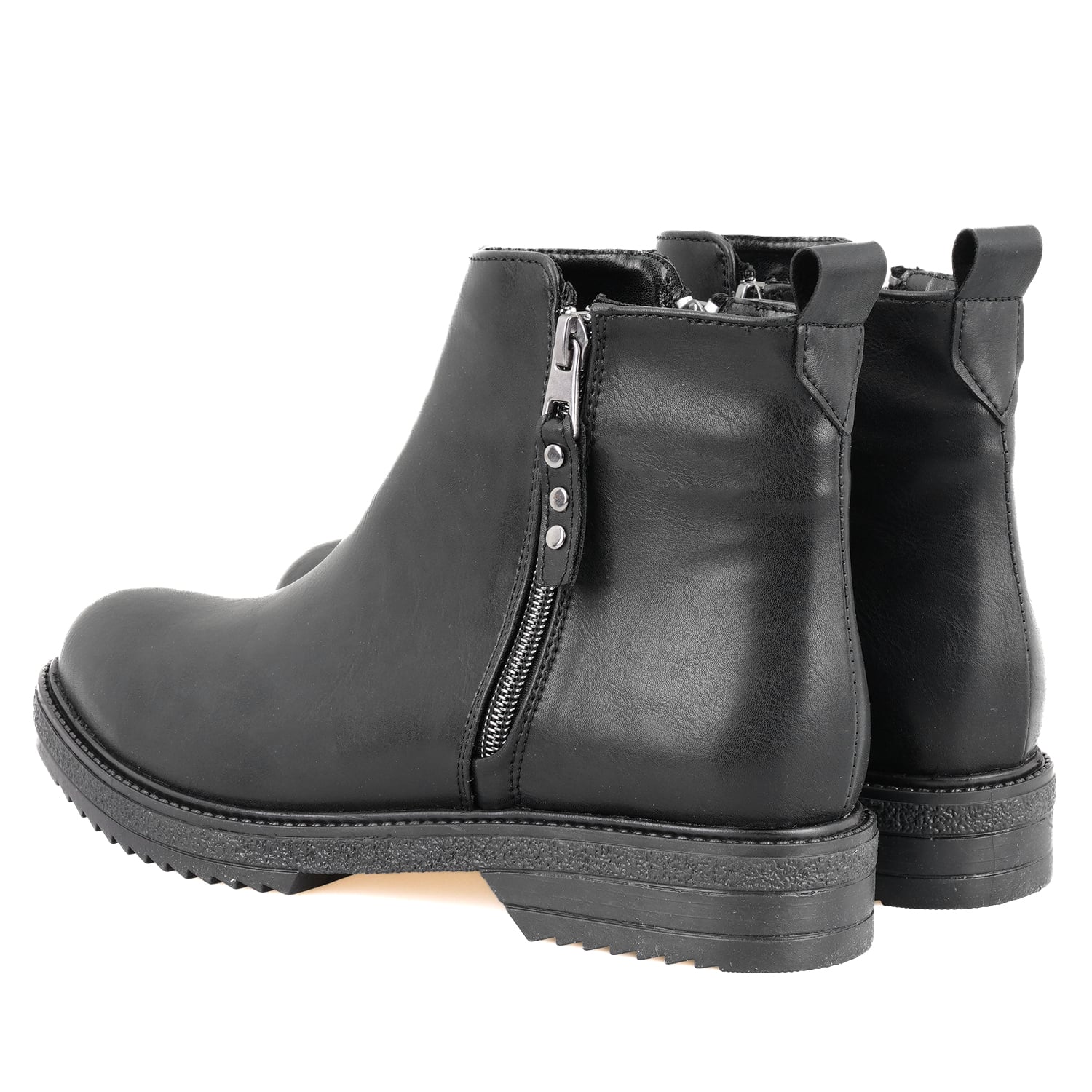 Desa Desa Darrly Siyah Kadın Fermuarlı Bot | FashFed Siyah - 6. görsel