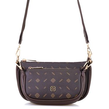  Georgina Kahve Kadın Omuz Çantası