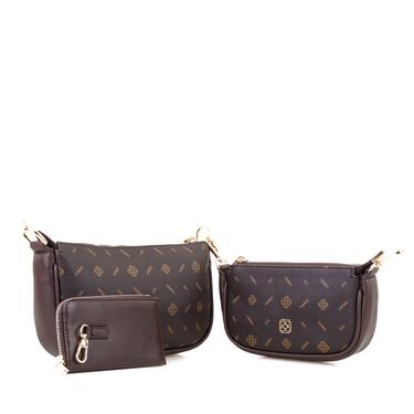  Georgina Kahve Kadın Omuz Çantası