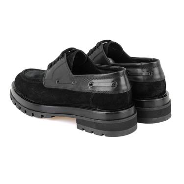  Emiras Siyah Erkek Günlük Süet Deri Ayakkabı