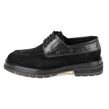  Emiras Siyah Erkek Günlük Süet Deri Ayakkabı