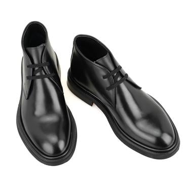  Ewan Siyah Erkek Deri Bot