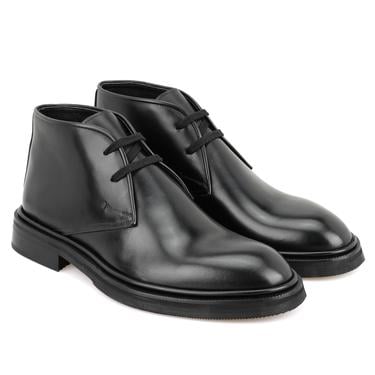  Ewan Siyah Erkek Deri Bot