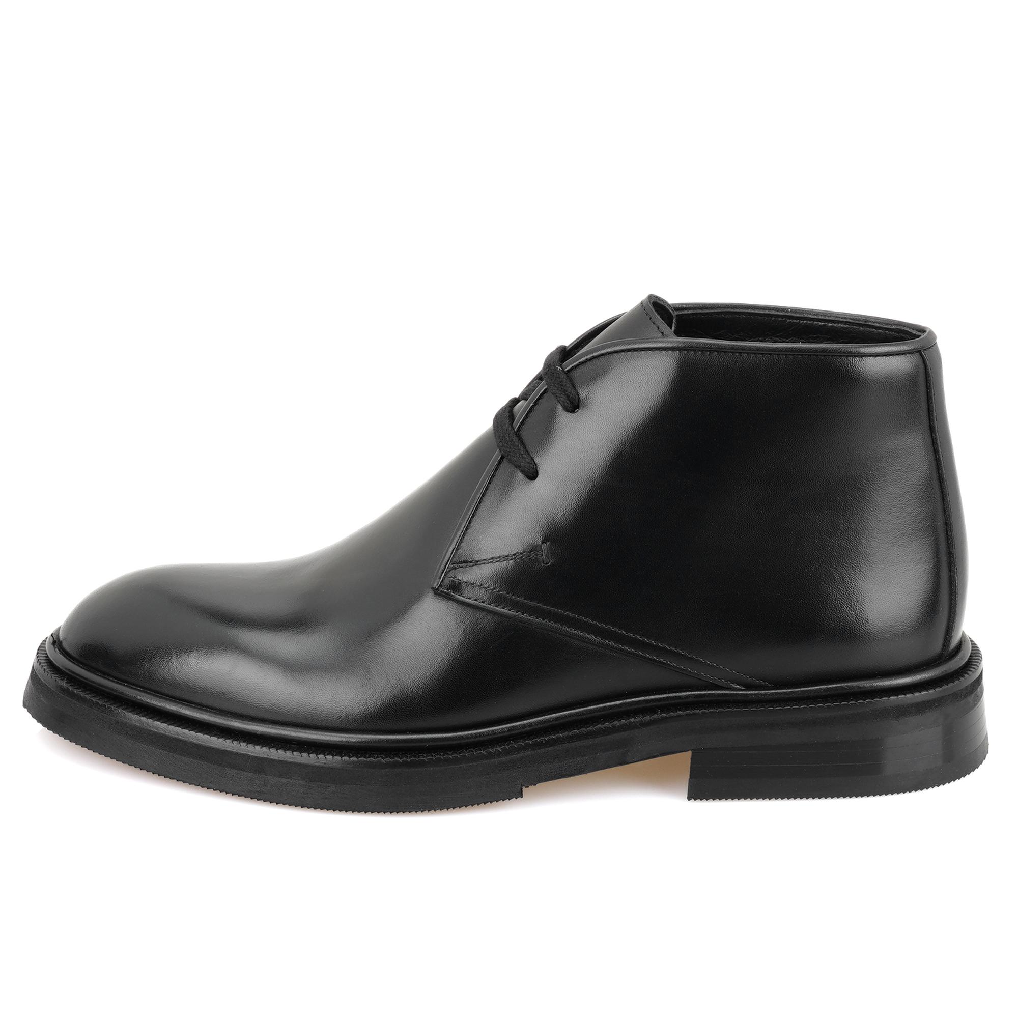 Ewan Siyah Erkek Deri Bot