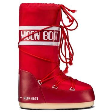  Moon Boot Icon Nylon Kız Çocuk Kar Botu Kırmızı