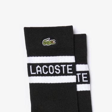  Erkek Baskılı Siyah Çorap