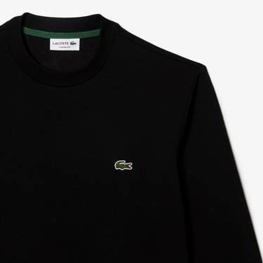  Lacoste Erkek Classic Fit Bisiklet Yaka Siyah Sweatshirt