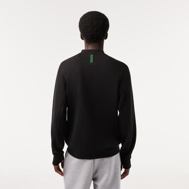  Erkek Classic Fit Bisiklet Yaka Siyah Sweatshirt