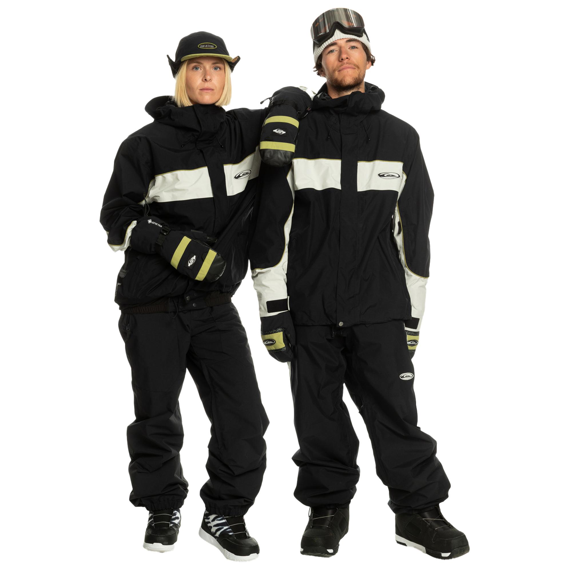 Quiksilver Snow Down Cargo Pt Unisex Siyah Snowboard Pantolonu