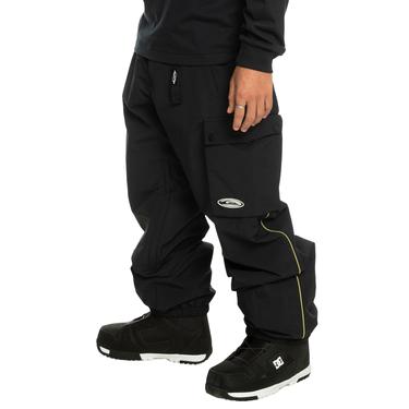  Quiksilver Snow Down Cargo Pt Unisex Siyah Snowboard Pantolonu