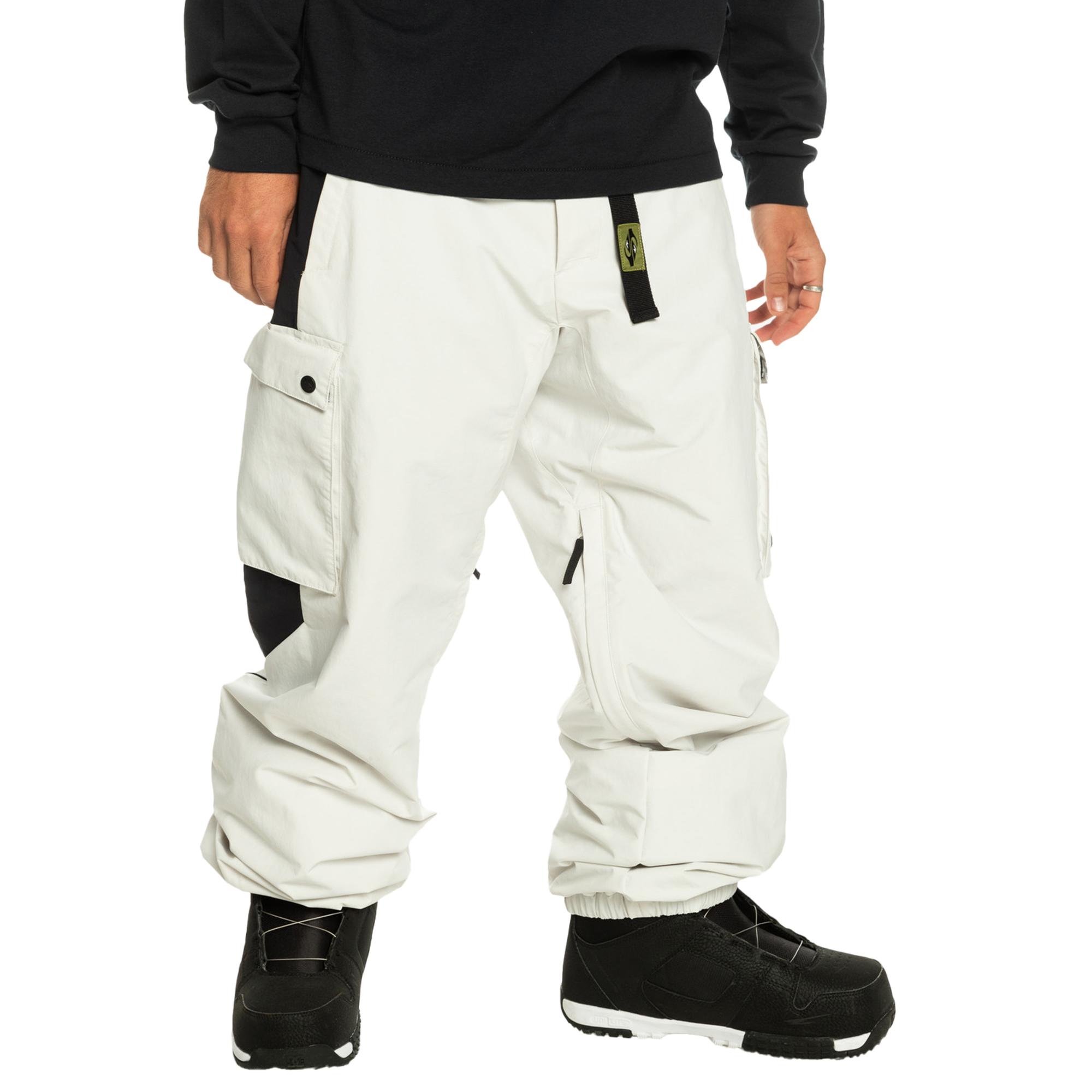 Quiksilver Snow Down Cargo Pt Unisex Gri Snowboard Pantolonu