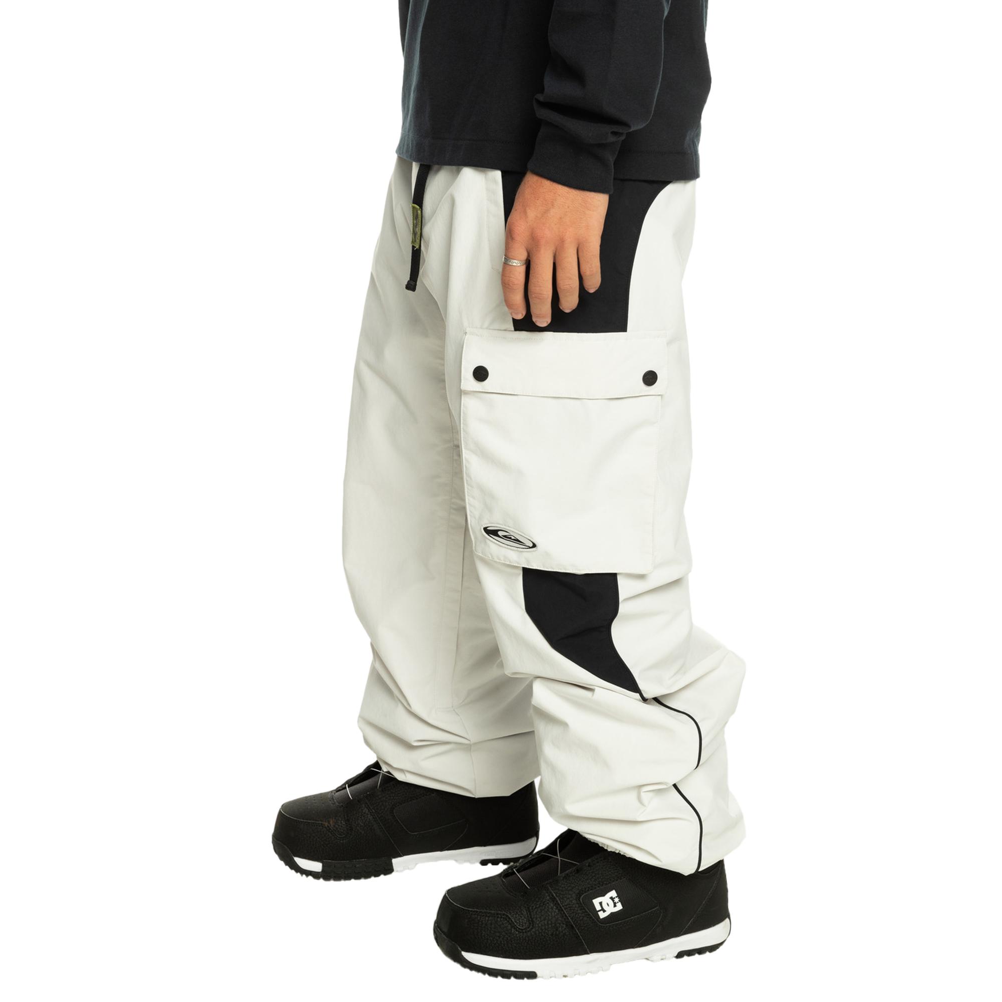 Quiksilver Snow Down Cargo Pt Unisex Gri Snowboard Pantolonu