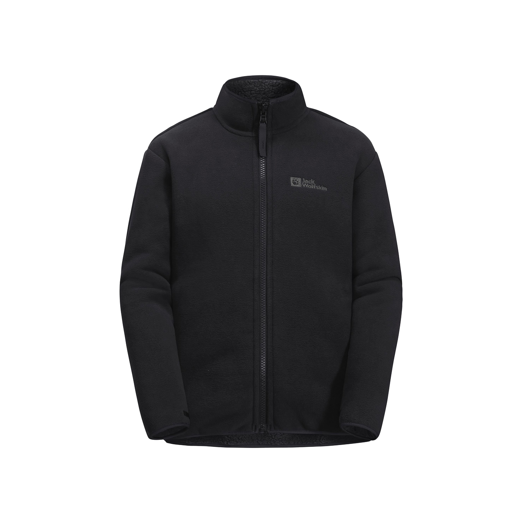 Jack Wolfskin Snowcurl 3in1 K Erkek Çocuk Siyah Outdoor Ceketi