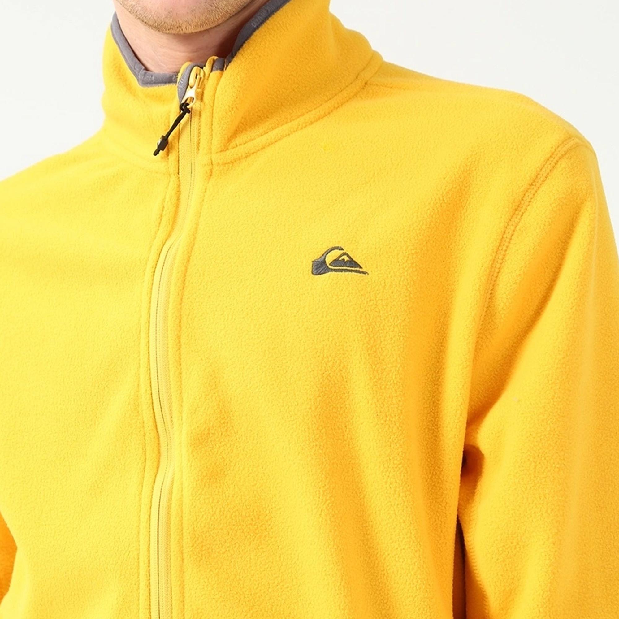 Quiksilver Mission Fz Erkek Sarı Polar Ceket