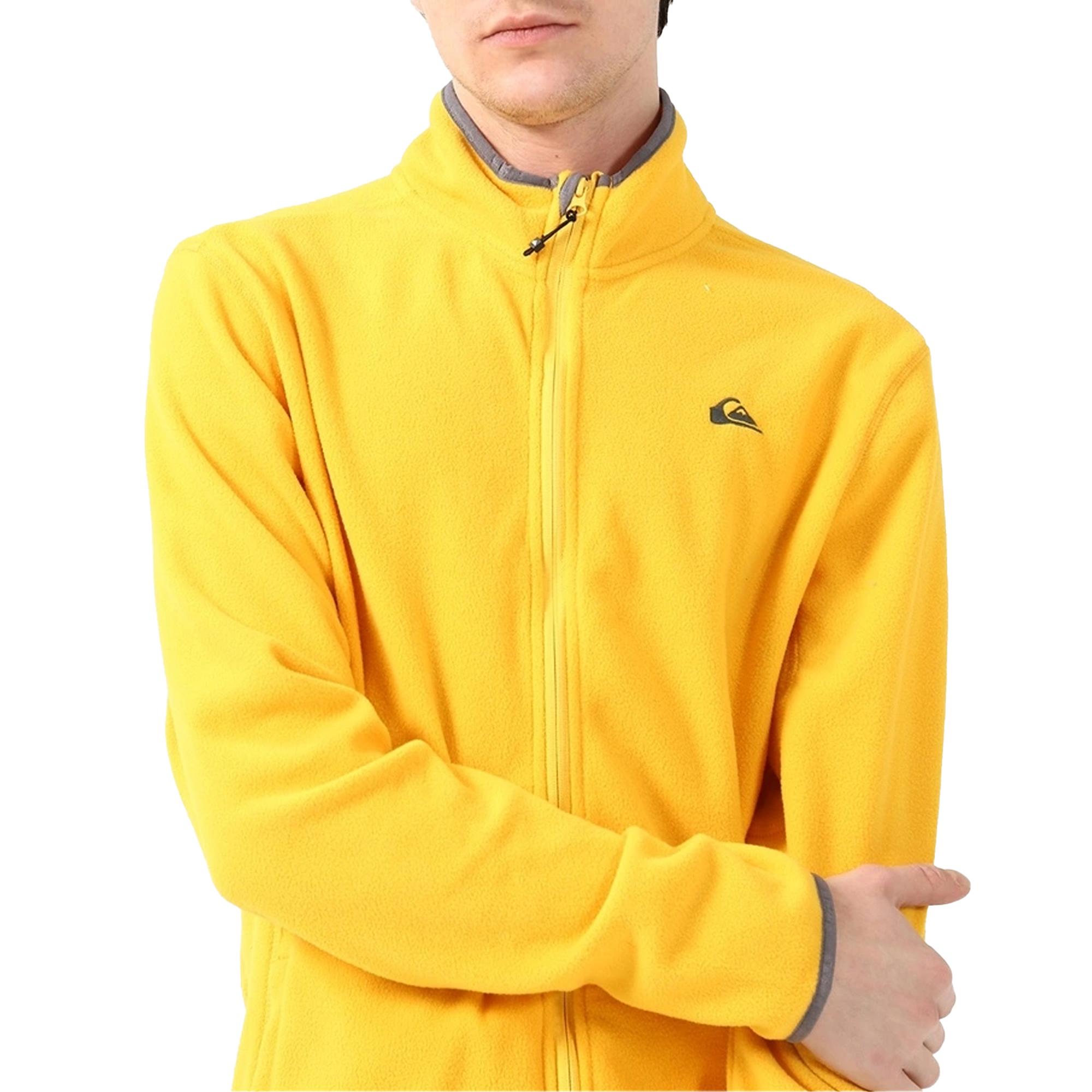Quiksilver Mission Fz Erkek Sarı Polar Ceket