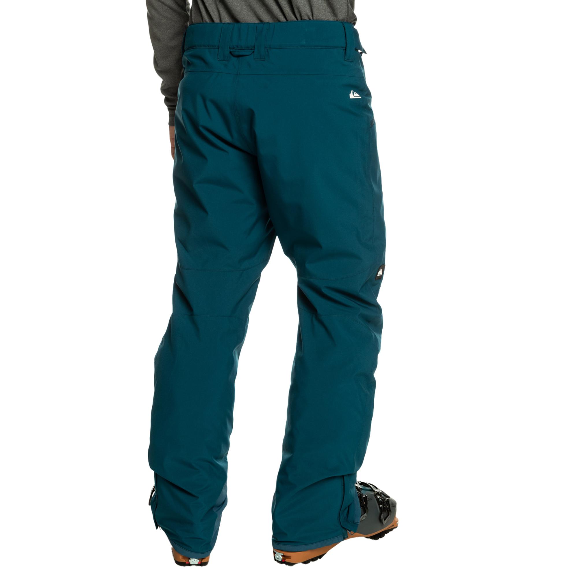 Quiksilver Erkek Snowboard Pantolonu Boundry Mavi Kayak/Snowboard Giyim