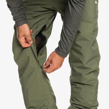  Quiksilver Estate Pt Erkek Yeşil Snowboard Pantolonu