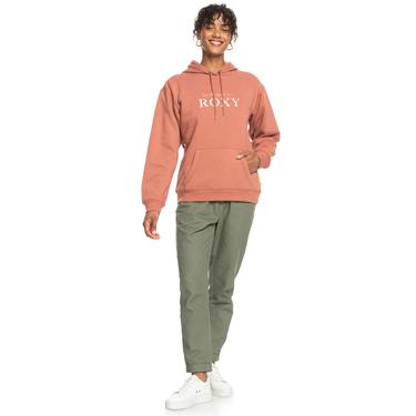  Roxy Surf Stoked Hoodie Brushed Kadın Turuncu Sweatshirt