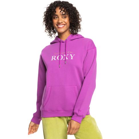  Roxy Surf Stoked Hoodie Brushed Kadın Mor Sweatshirt