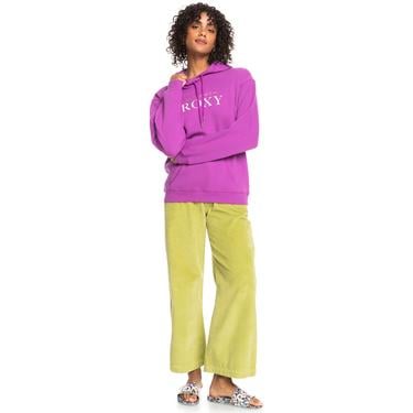  Roxy Surf Stoked Hoodie Brushed Kadın Mor Sweatshirt