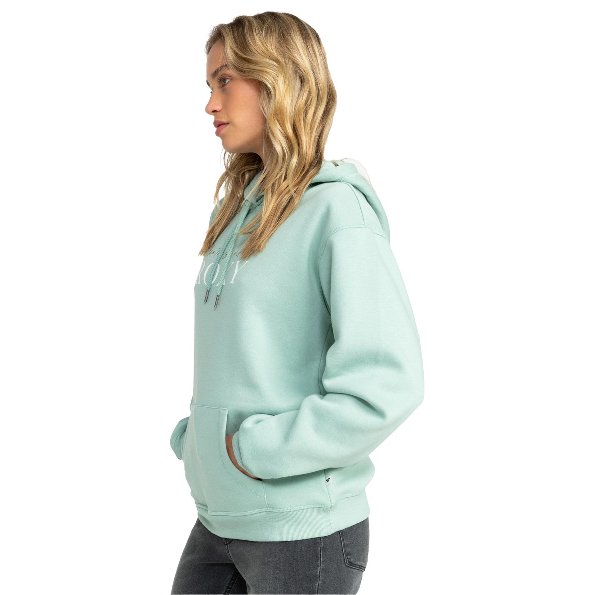 Roxy Surf Stoked Hoodie Brushed Kadın Yeşil Sweatshirt