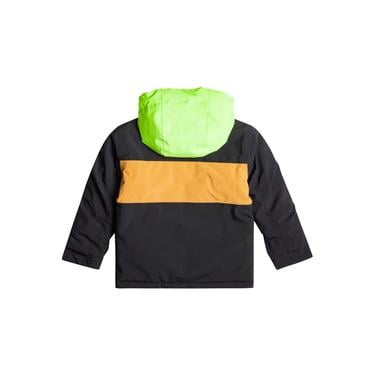 Quiksilver Groomer Kids Erkek Çocuk Siyah Snowboard Ceketi