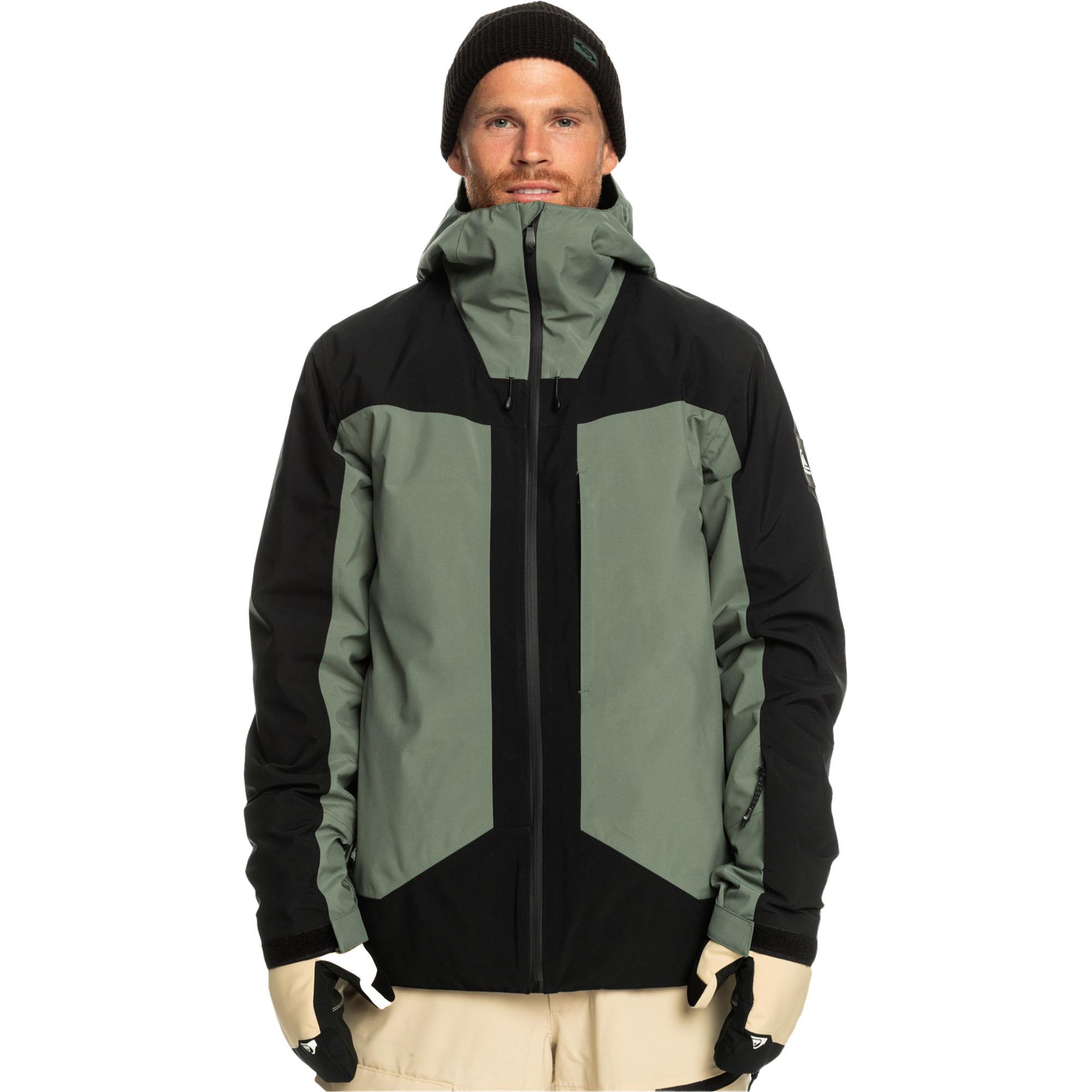 Quiksilver Muldrow Erkek Siyah Snowboard Ceketi