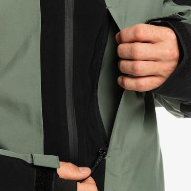  Quiksilver Muldrow Erkek Siyah Snowboard Ceketi