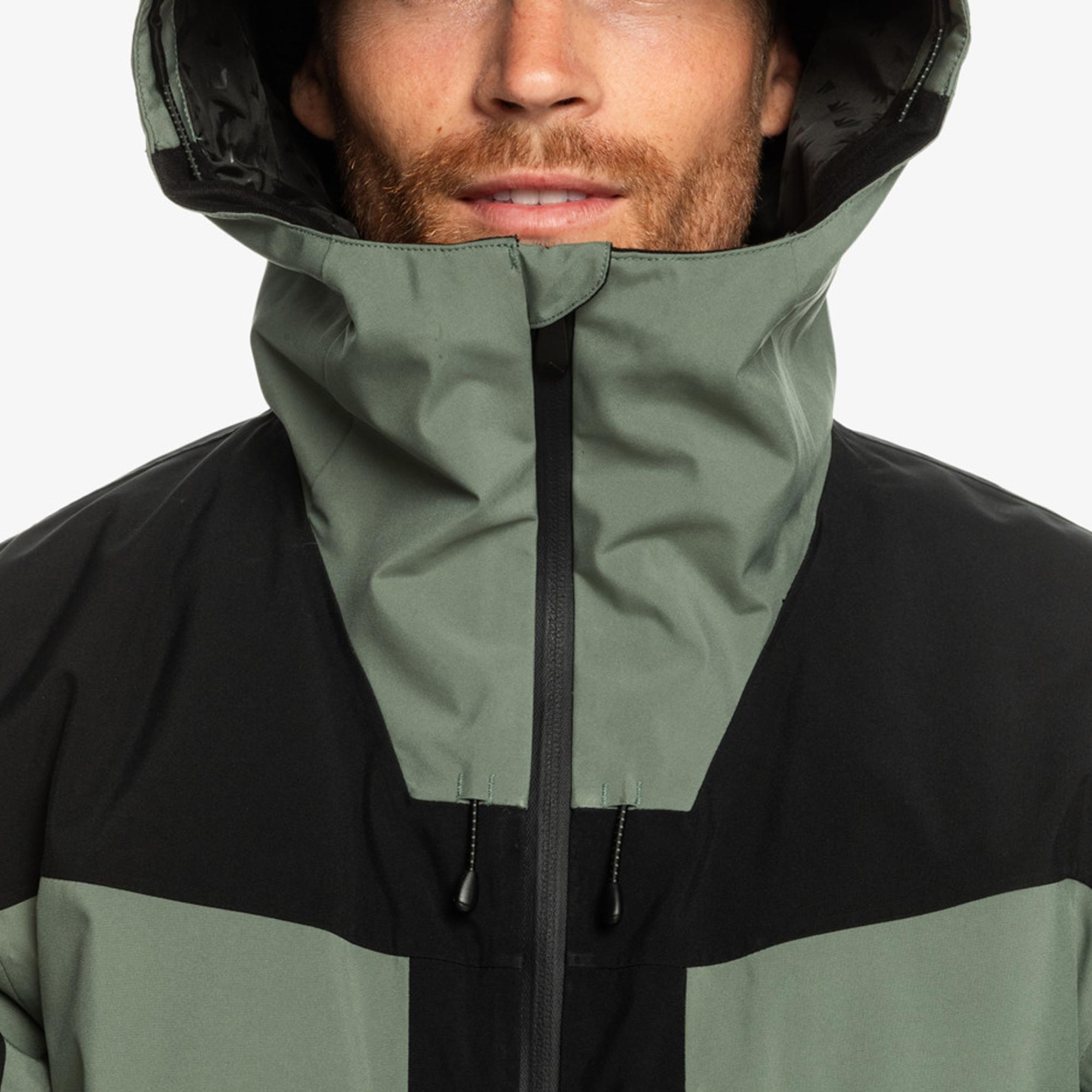 Quiksilver Muldrow Erkek Siyah Snowboard Ceketi