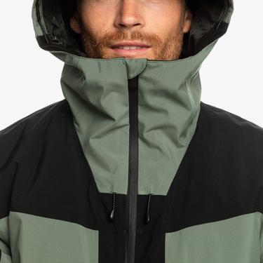  Quiksilver Muldrow Erkek Siyah Snowboard Ceketi
