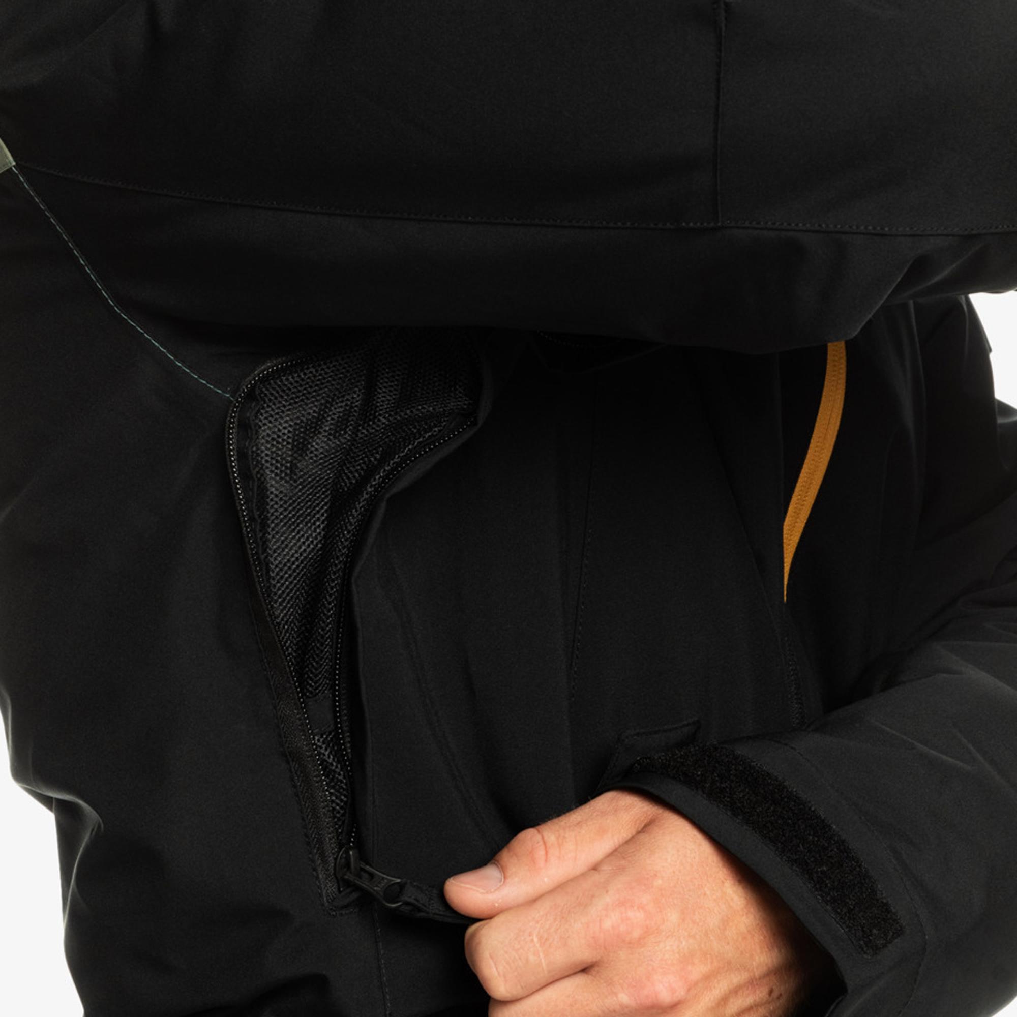 Quiksilver Morton Erkek Yeşil Snowboard Ceketi