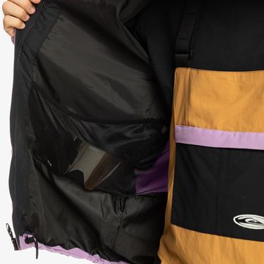  Quiksilver High In The Hood Unisex Mor Snowboard Ceketi