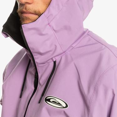  Quiksilver High In The Hood Unisex Mor Snowboard Ceketi
