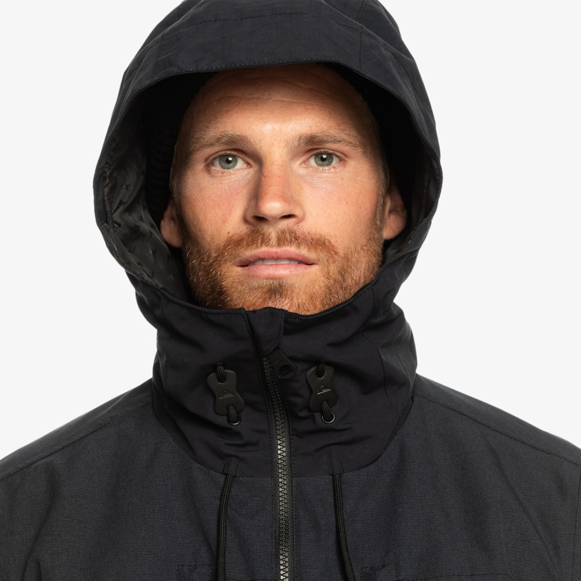 Quiksilver Fairbanks Erkek Siyah Snowboard Ceketi