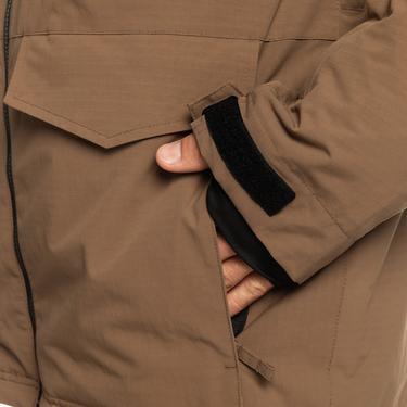  Quiksilver Fairbanks Erkek Kahverengi Snowboard Ceketi